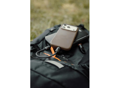Nordic Drift Everest USB-C 60W-Schnellladekabel m. Karabiner