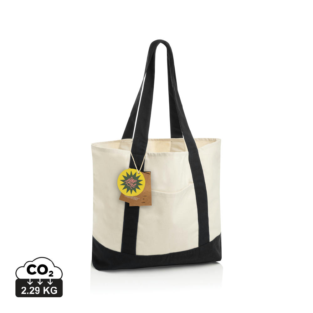 SHOP LOCAL AWARE™ Tasche aus recycelter Baumwolle, 350g/m²