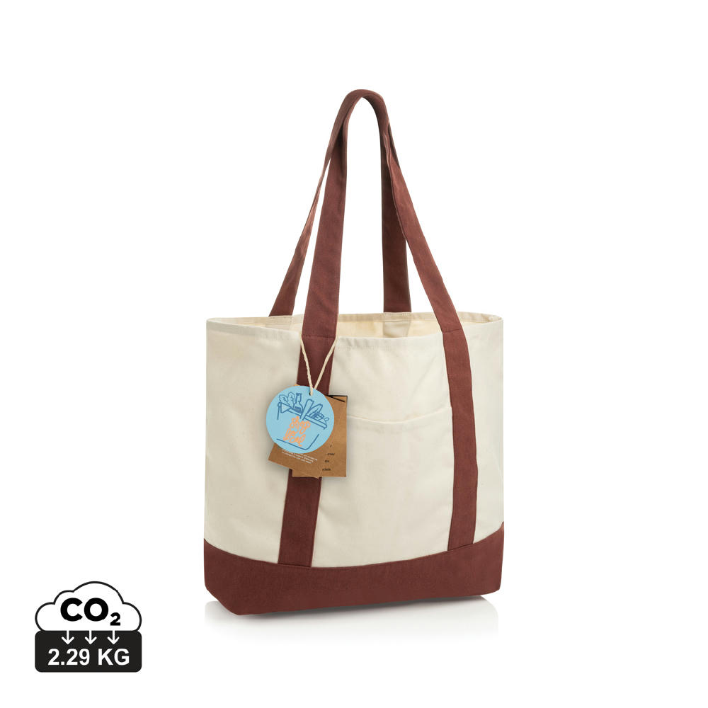 SHOP LOCAL AWARE™ Tasche aus recycelter Baumwolle, 350g/m²
