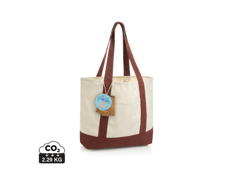 SHOP LOCAL AWARE™ Tasche aus recycelter Baumwolle, 350g/m²