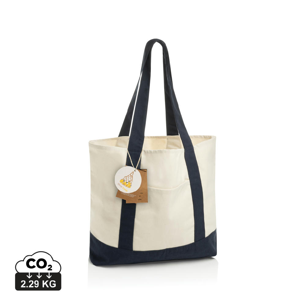 SHOP LOCAL AWARE™ Tasche aus recycelter Baumwolle, 350g/m²