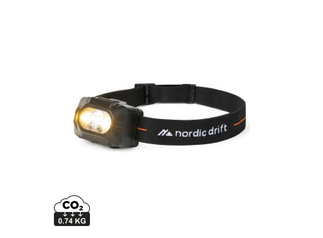 Nordic Drift Everest High-Performance Stirnlampe Dual-Power