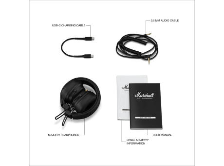 Marshall Major V 100H+ Kopfhörer