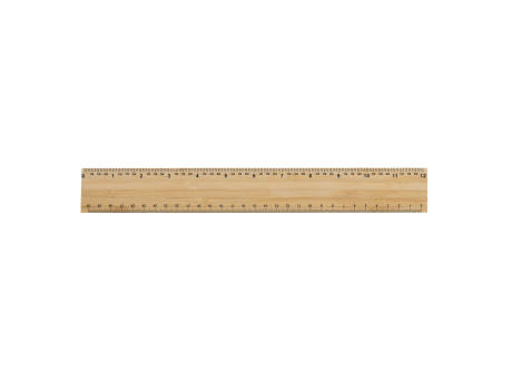 Timberson extra dickes 30cm doppelseitiges Bambuslineal