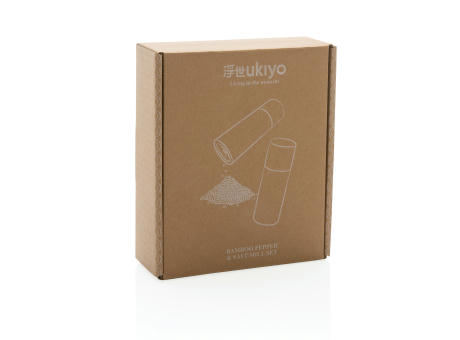 Ukiyo Bambus Salz und Pfeffer Mühlenset