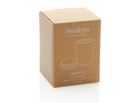 Ukiyo Deluxe parfümierte Kerze mit Bambusdeckel