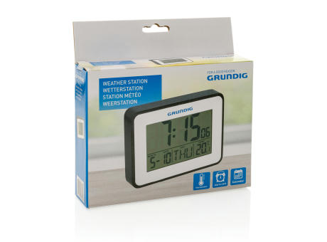 Grundig Thermometer, Wecker und Kalender