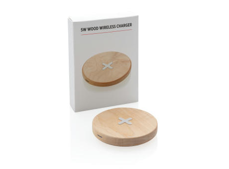 5W Wirless-Charger aus Holz