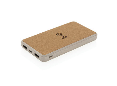 Kork und Weizen 8.000 mAh Wireless Powerbank