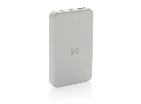 5.000mAh 5W Wireless Powerbank aus RCS recyceltem Kunststoff