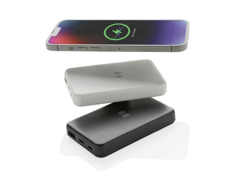 5.000mAh 5W Wireless Powerbank aus RCS recyceltem Kunststoff