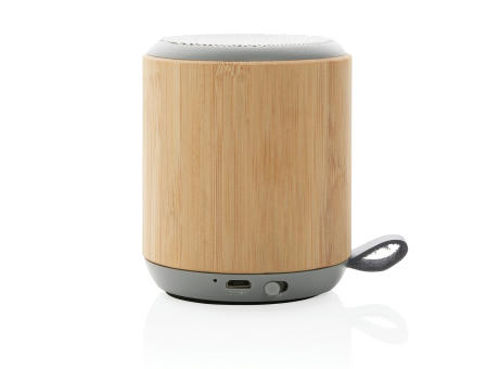 Bambus und Stoff 3W Wireless Speaker