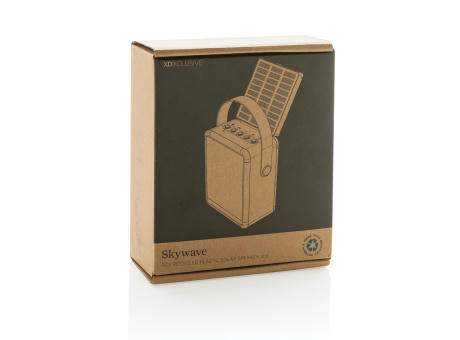 Skywave 12W Solar-Lautsprecher aus RCS recyceltem Kunststoff