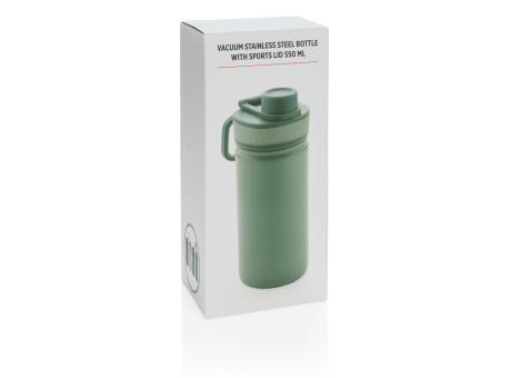 Sport Vakuum-Flasche aus Stainless Steel 550ml