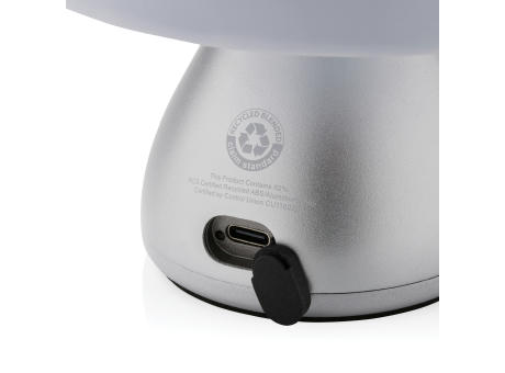Luming wiederaufladbare USB-Tischlampe aus RCS Kunststoff