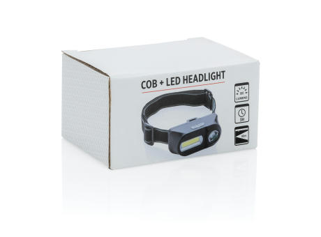 COB und LED Stirnlampe