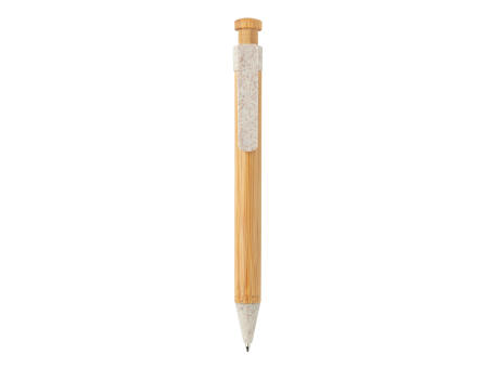 Bambus Stift mit Wheatstraw-Clip