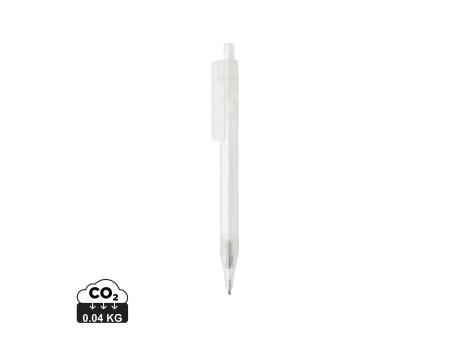 GRS rPET X8 transparenter Stift
