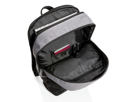 Moderner 15.6" USB & RFID Laptop-Rucksack, PVC-frei