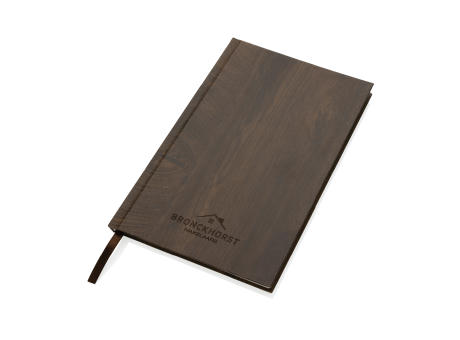 Kavana A5 Notizbuch mit Holz-Print