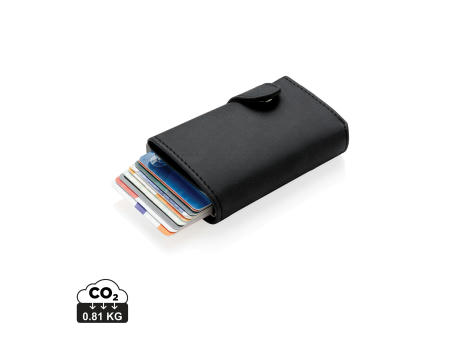 Aluminium RFID Kartenhalter mit PU-Börse