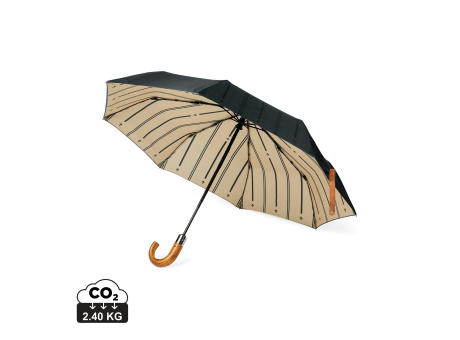 VINGA Bosler AWARE™ 21" faltbarer Schirm aus recyceltem PET