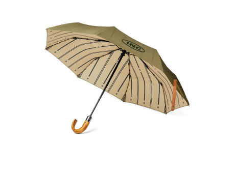 VINGA Bosler AWARE™ 21" faltbarer Schirm aus recyceltem PET