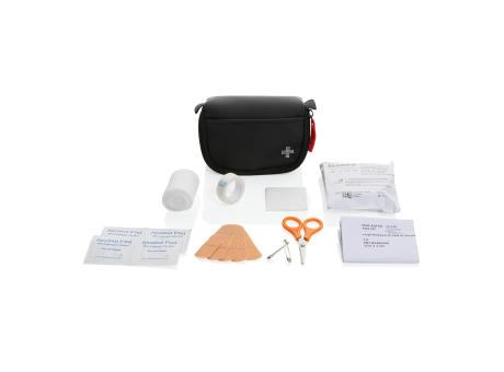 Kleines Erste-Hilfe-Set in RCS recycelter Nubuk-PU Tasche