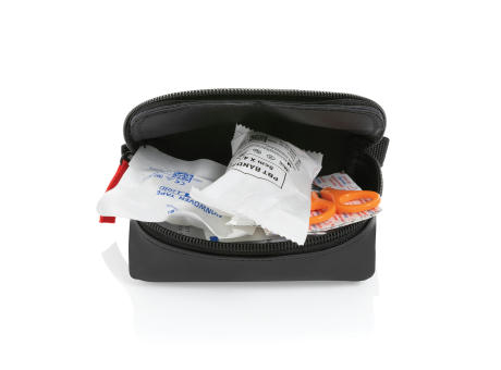 Kleines Erste-Hilfe-Set in RCS recycelter Nubuk-PU Tasche