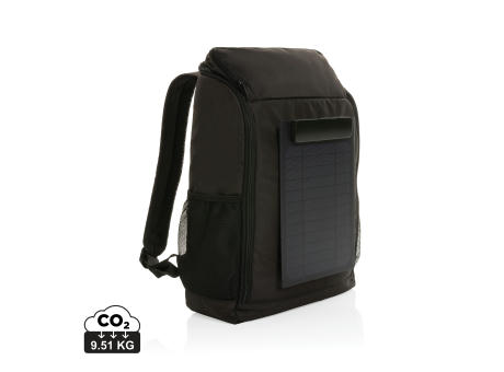 Pedro AWARE™ RPET Deluxe Rucksack mit 5W Solar Panel