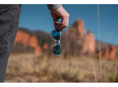 Gleam Sonnenbrille aus RCS rec. PC mit verspiegelten Gläsern