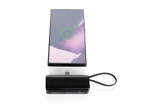 Powerlink 3000mah Powerbank aus RCS rPlastic mit USB-C Kabel