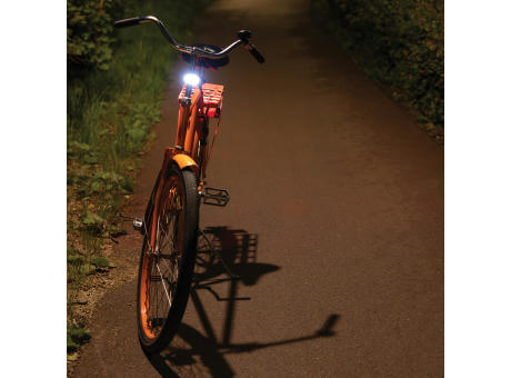 Lumino USB Fahrradlicht-Set aus RCS recyceltem Kunststoff