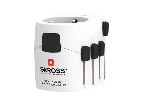 SKROSS Pro 3-Pole World Travel Adapter