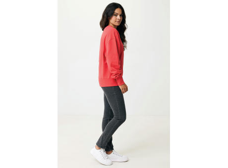 Iqoniq Kruger Relax-Rundhals-Sweater aus recycelt. Baumwolle