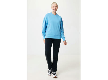 Iqoniq Kruger Relax-Rundhals-Sweater aus recycelt. Baumwolle