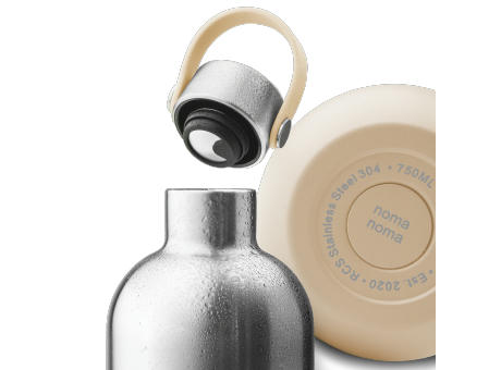 Edelstahl Trinkflasche | Isolierflasche 750 ml | Beige