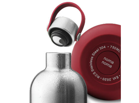 Edelstahl Trinkflasche | Isolierflasche 1000 ml | Rot