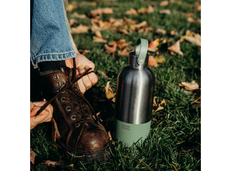Edelstahl Trinkflasche | Isolierflasche 1000 ml | Grün