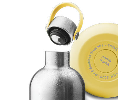 Edelstahl Trinkflasche | Isolierflasche 500 ml | Gelb