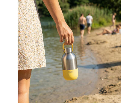 Edelstahl Trinkflasche | Isolierflasche 500 ml | Gelb