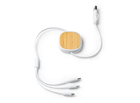 CHARGING CABLE LENS WHITE