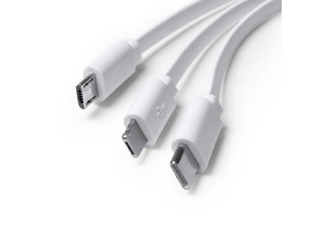 CHARGING CABLE LENS WHITE