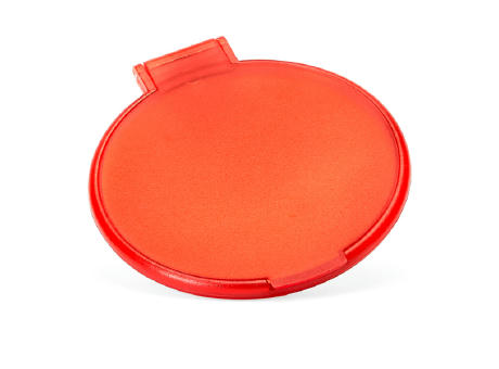 GLAZE POCKET MIRROR RED