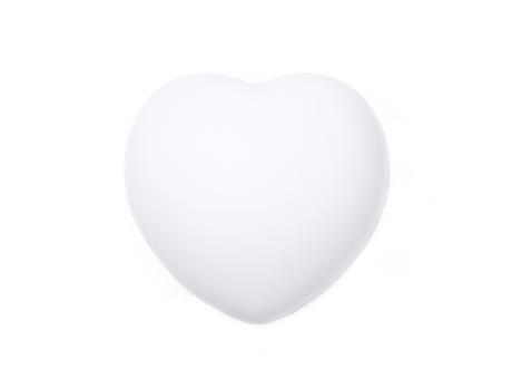 BIKU HEART-SHAPED STRESS BALL WHITE