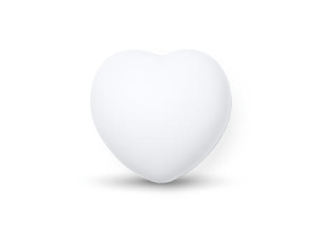 BIKU HEART-SHAPED STRESS BALL WHITE