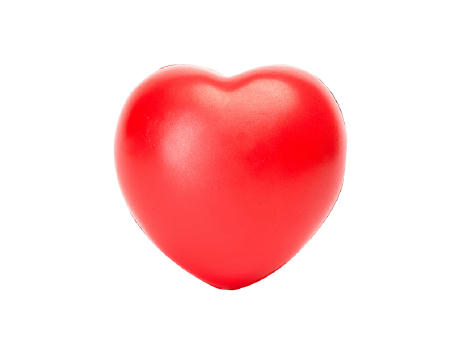 BIKU HEART SHAPED STRESS BALL RED