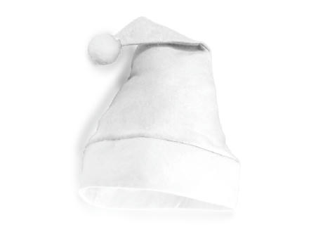 SANTA CHRISTMAS HAT S/ONE SIZE WHITE