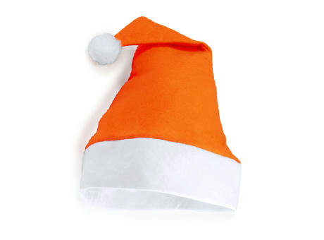 SANTA CHRISTMAS HAT S/ONE SIZE ORANGE