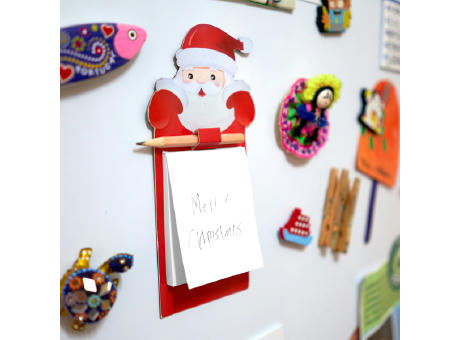 KLAUS CHRISTMAS MAGNET RED